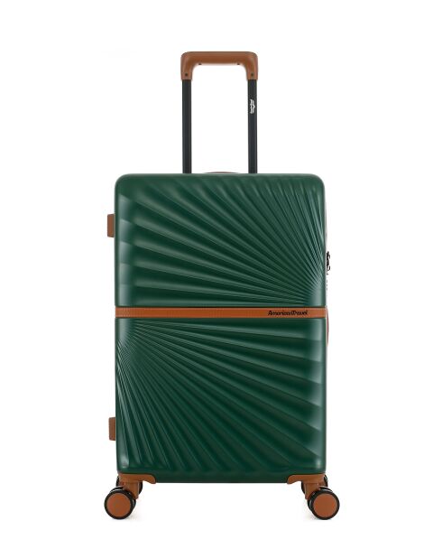 Valise Moyen Séjour M 4 roues doubles Oakland vert foncé - 42,5x65,5x26 cm