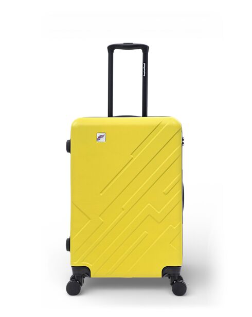 Valise Moyen Séjour M 4 roues doubles Yellowstone jaune - 44x66,5x27 cm