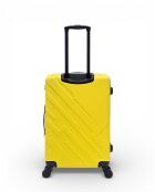 Valise Moyen Séjour M 4 roues doubles Yellowstone jaune - 44x66,5x27 cm