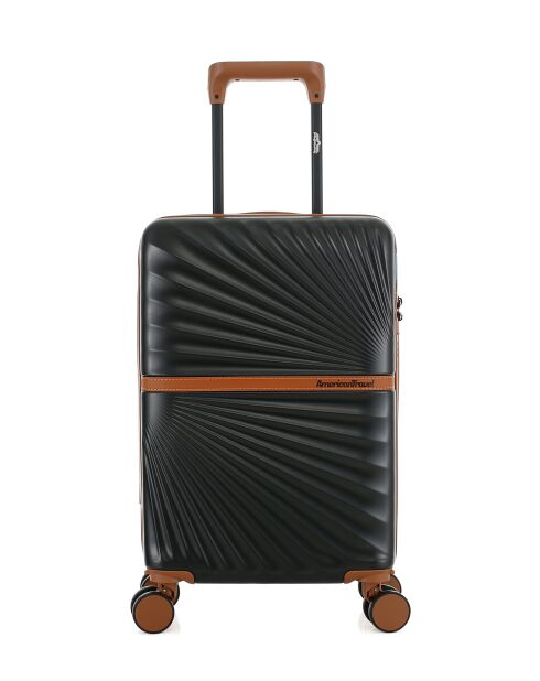 Cabinekoffer XS 4 dubbele wielen Oakland zwart - 34,5x54x19 cm