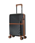 Cabinekoffer XS 4 dubbele wielen Oakland zwart - 34,5x54x19 cm
