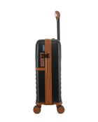 Cabinekoffer XS 4 dubbele wielen Oakland zwart - 34,5x54x19 cm