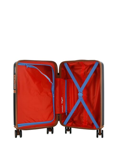 Cabinekoffer XS 4 dubbele wielen Oakland zwart - 34,5x54x19 cm