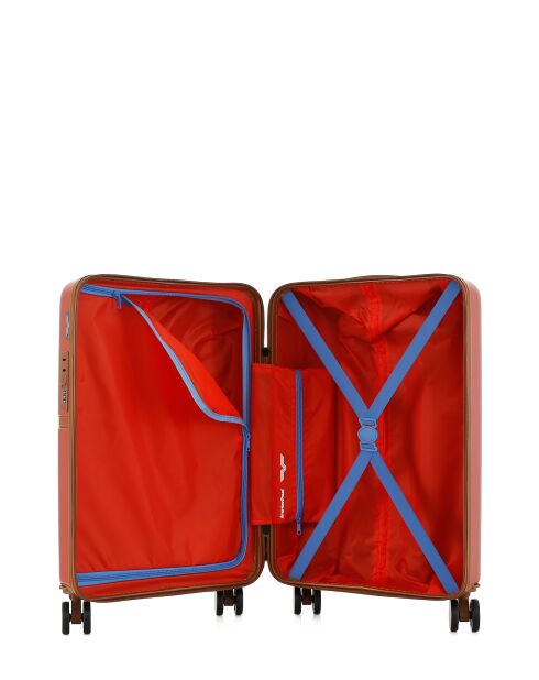Lot de 2 valises cabine 4 roues doubles Oakland terracotta - S/XS