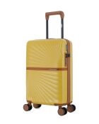 Valise Cabine XS 4 roues doubles Oakland miel  - 34,5x54x19 cm