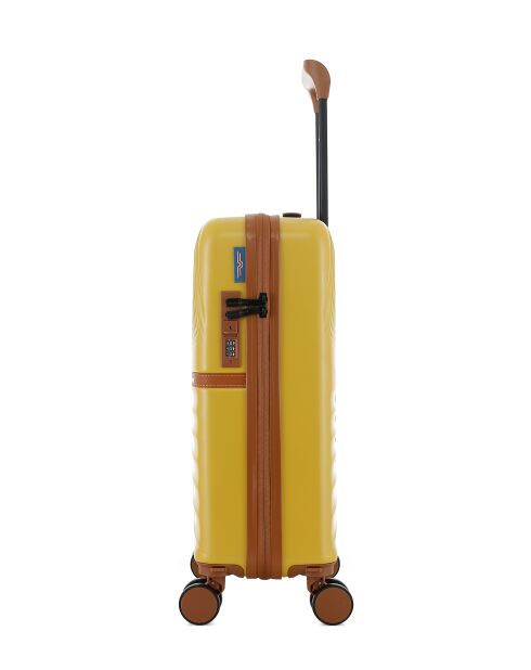Valise Cabine XS 4 roues doubles Oakland miel - 34,5x54x19 cm