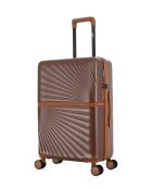 Valise Moyen Séjour M 4 roues doubles Oakland chocolat - 42,5x65,5x26 cm
