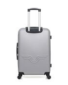 Lot de 2 - Valise weekend et valise cabine 4 roues simples Brooklyn grises - M/XXS