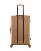 Set di 3 - Valigia grande, valigia da weekend e valigia doppia cabina a 4 ruote Cleveland marrone chiaro - L/M/S