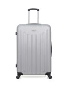 Lot de 2 - Valise grand format et valise cabine 4 roues simples Brooklyn grises - L/S