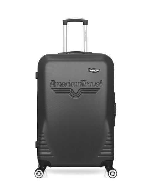 Lot de 2 - Valise grand format et valise weekend Dc gris foncé - L/M
