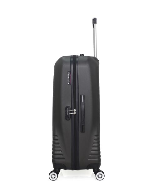 Lot de 2 - Valise grand format et valise weekend Dc gris foncé - L/M