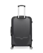 Lot de 2 - Valise grand format et valise weekend Dc gris foncé - L/M