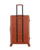 Lot de 2 - Valise grand format et valise cabine 4 roues doubles Cleveland brique - L/S