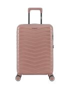 Valise Cabine S 4 roues doubles Seattle rose doré  - 39x59x20 cm