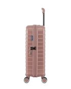 Valise Cabine S 4 roues doubles Seattle rose doré  - 39x59x20 cm