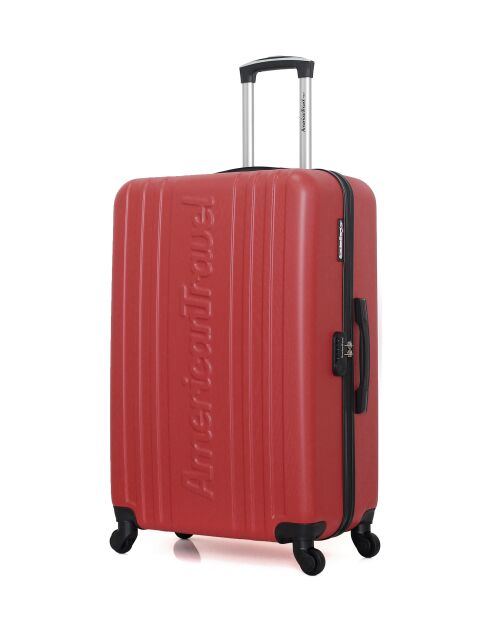 Valise Long Séjour L Springfield bordeaux - 47x75x29 cm