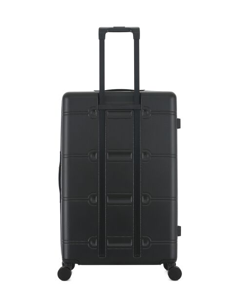 Lot de 2 - Valise grand format et valise cabine 4 roues doubles Cleveland noires - L/XS