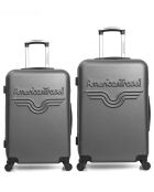 Set di 2 - Valigia grande Chelsea grigio scuro e valigia da weekend - L/M