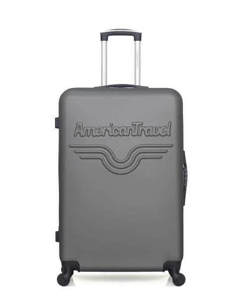 Lot de 2 - Valise grand format et valise weekend Chelsea gris foncé - L/M