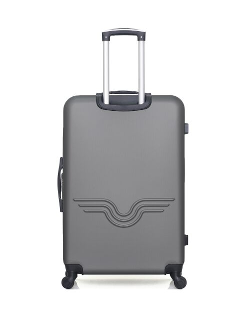 Lot de 2 - Valise grand format et valise weekend Chelsea gris foncé - L/M