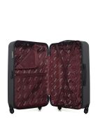 Set di 2 - Valigia grande Chelsea grigio scuro e valigia da weekend - L/M