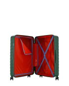 Long Stay Koffer L 4 dubbele wielen Seattle donkergroen - 49x76x29,5 cm