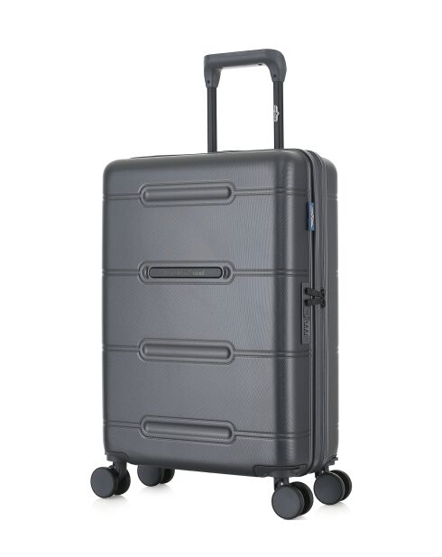 Lot de 2 valises cabine 4 roues doubles Cleveland gris foncé - S/XS