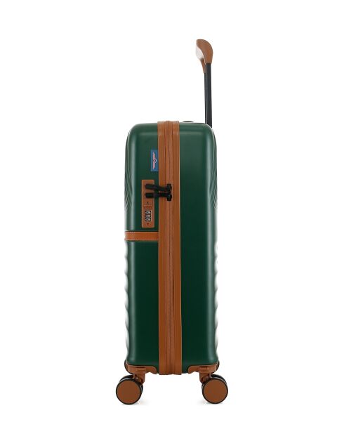 Valise Cabine S 4 roues doubles Oakland vert foncé - 38,5x58,5x20 cm