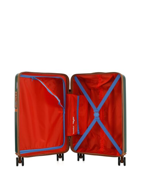 Valise Cabine S 4 roues doubles Oakland vert foncé - 38,5x58,5x20 cm