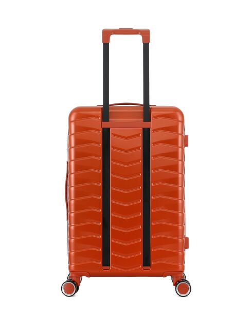 Lot de 2 - Valise weekend et valise cabine 4 roues doubles Seattle brique - M/XS