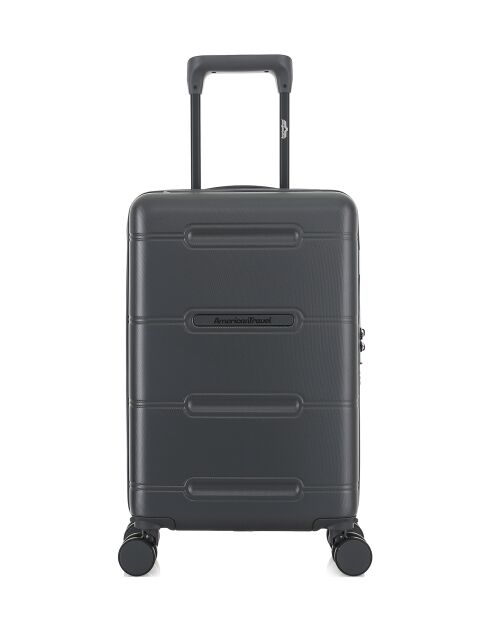 Valise Cabine XS 4 roues doubles Cleveland gris foncé - 35x55x19 cm
