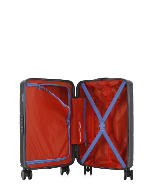 Valise Cabine XS 4 roues doubles Cleveland gris foncé - 35x55x19 cm