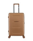 Valise Moyen Séjour M 4 roues doubles Cleveland brun clair - 42,5x66x25 cm