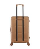 Valise Moyen Séjour M 4 roues doubles Cleveland brun clair - 42,5x66x25 cm