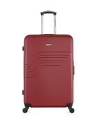 Koffer met lang verblijf L Queens bordeaux - 47x75x29 cm