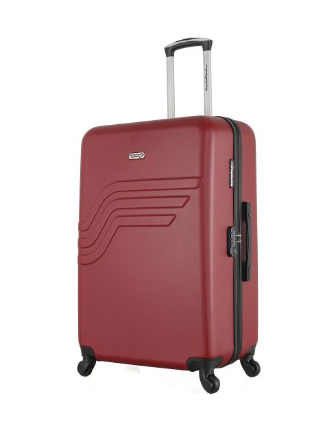Maleta Long Stay L Queens burdeos - 47x75x29 cm
