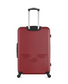Koffer met lang verblijf L Queens bordeaux - 47x75x29 cm
