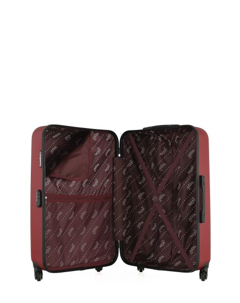 Maleta Long Stay L Queens burdeos - 47x75x29 cm