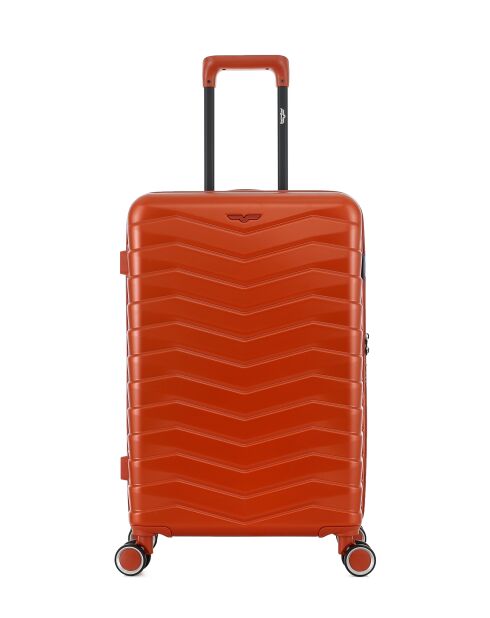 Lot de 2 - Valise weekend et valise cabine 4 roues doubles Seattle brique - M/S