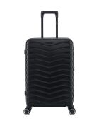 Valise Moyen Séjour M 4 roues doubles Seattle noire - 42,5x66x26 cm