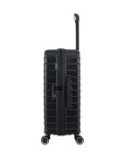 Valise Moyen Séjour M 4 roues doubles Seattle noire - 42,5x66x26 cm