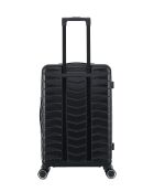 Valise Moyen Séjour M 4 roues doubles Seattle noire - 42,5x66x26 cm