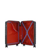 Valise Moyen Séjour M 4 roues doubles Seattle noire - 42,5x66x26 cm