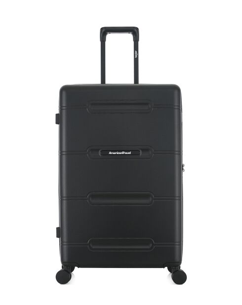 Lot de 2 - Valise grand format et valise weekend 4 roues doubles Cleveland noires - L/M