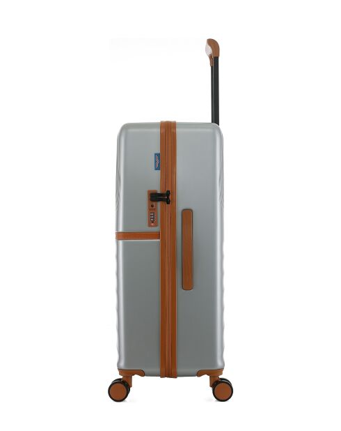 Long Stay Suitcase L 4 Doppelrollen Oakland grau - 49x75,5x29,5 cm