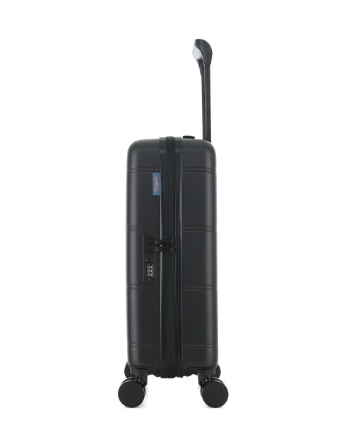 Valise Cabine XS 4 roues doubles Cleveland noire - 35x55x19 cm