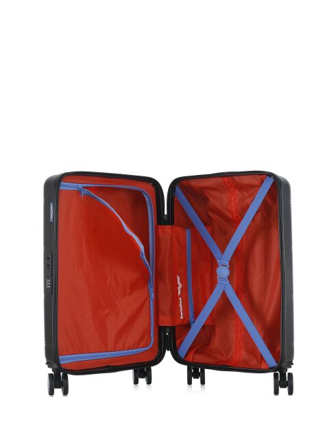 Valise Cabine XS 4 roues doubles Cleveland noire - 35x55x19 cm