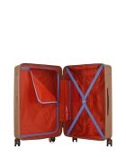 3er-Set - Wochenendkoffer und 2 Kabinenkoffer 4 Doppelrollen Cleveland hellbraun - M/S/XS