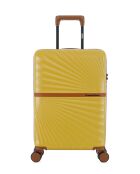 Valise Cabine S 4 roues doubles Oakland miel - 38,5x58,5x20 cm